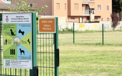 Inaugurata la nuova area cani di via Monte Rosa a Desio