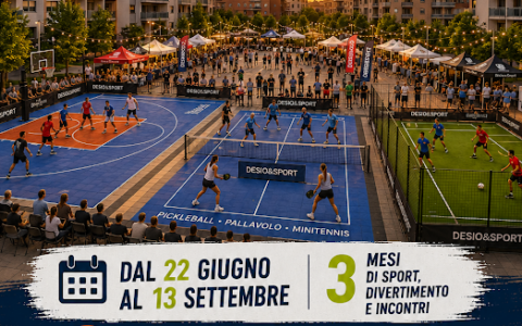 Piazza dello Sport: tre mesi di eventi e attività per tutti